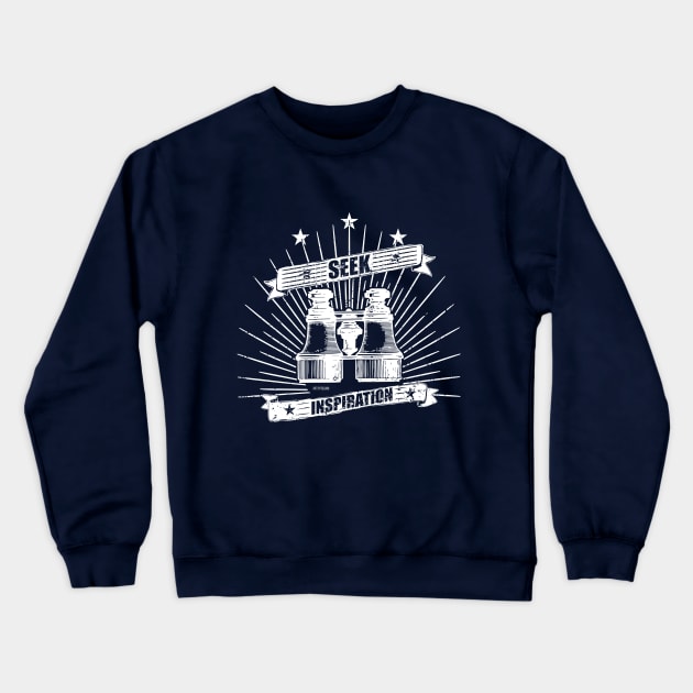 SEEK INSPIRATION, Seek and Ye Shall Find Crewneck Sweatshirt by Richardramirez82